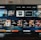 A television screen displaying the ESPN+ streaming interface with various sports-related shows and categories. The screen includes sections such as 'Browse by Shows' and 'Best of Drew Brees' with thumbnails of sports programs featuring athletes in action and analysts.